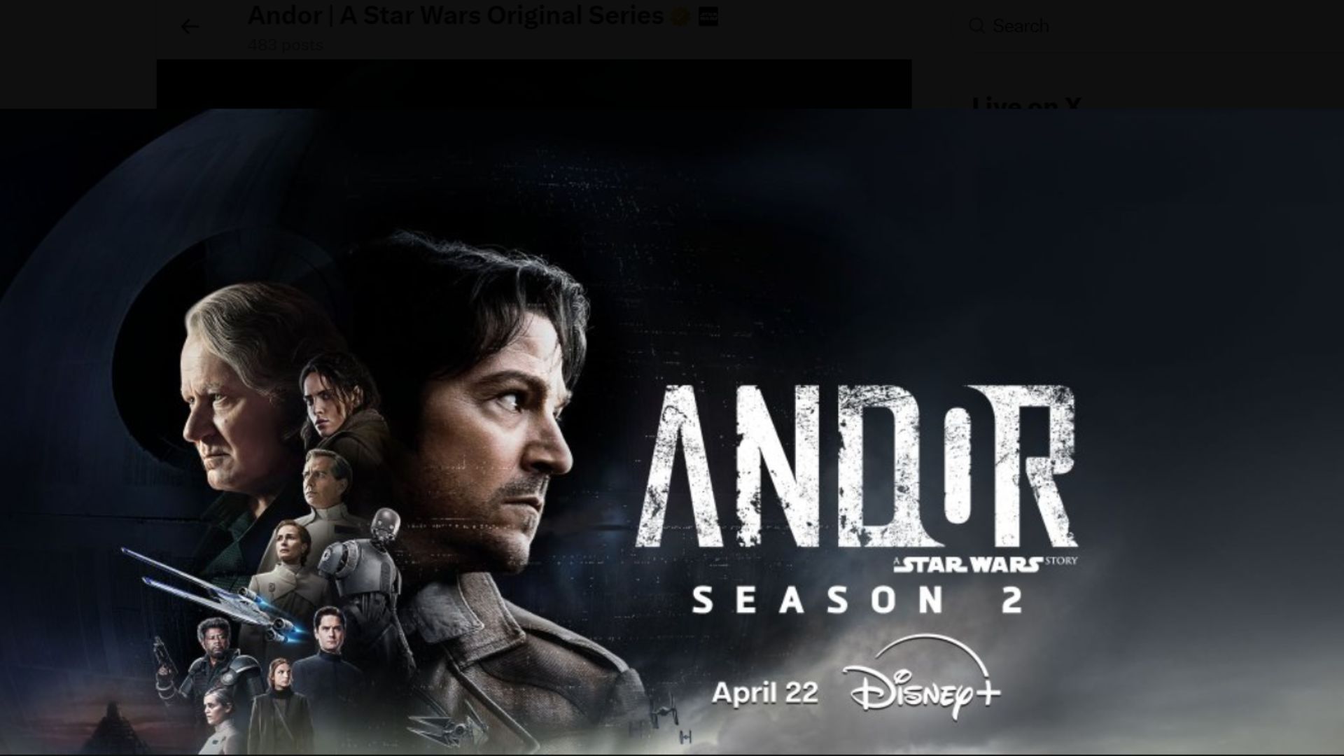 Get ready to watch Andor Season 2 where stakes are even higher (Image Source - x/andor)