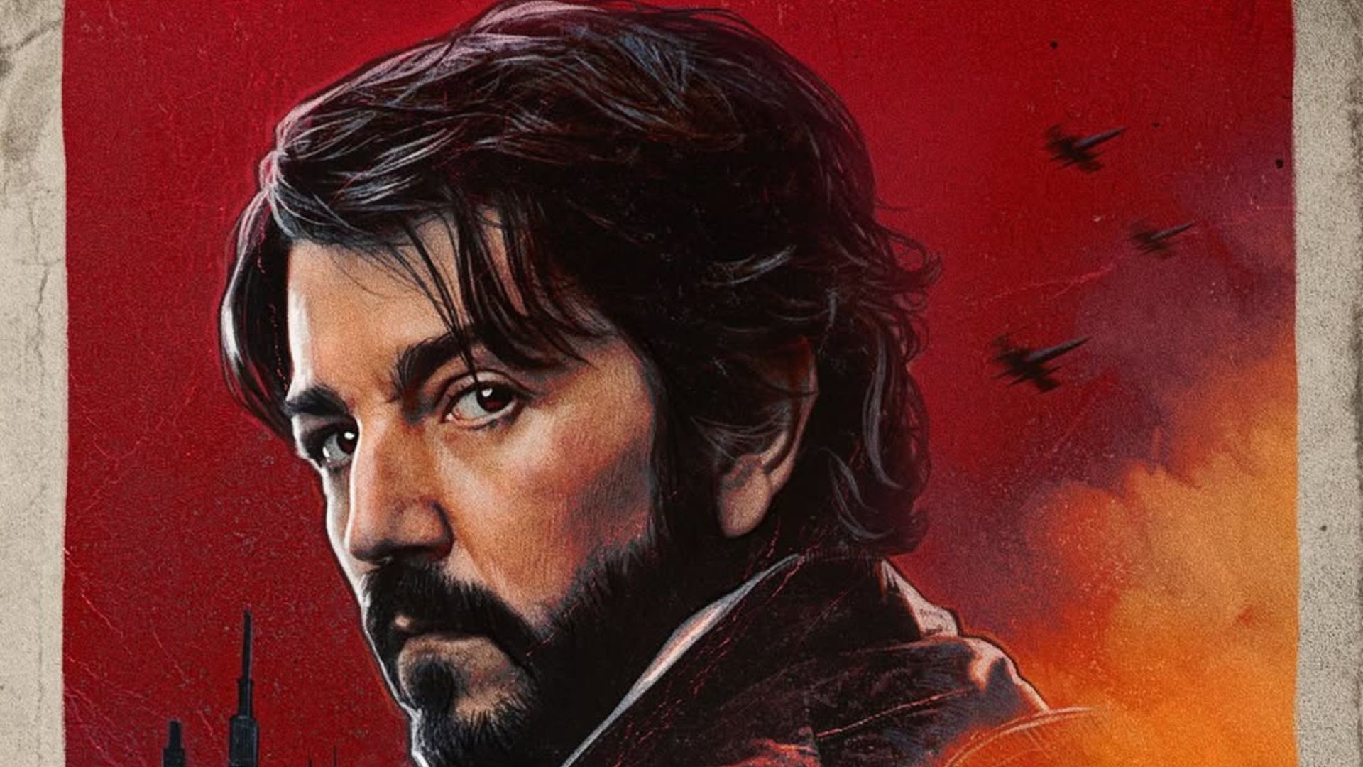 The official poster for the Disney+ series Andor | Image Source: @diegoluna_