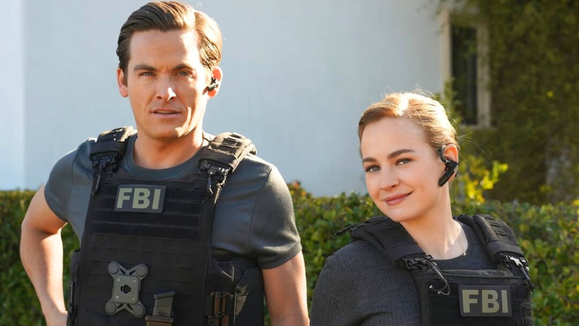 Kevin Zegers and Britt Robertson from The Rookie: Feds | Image via Instagram:  therookiefeds