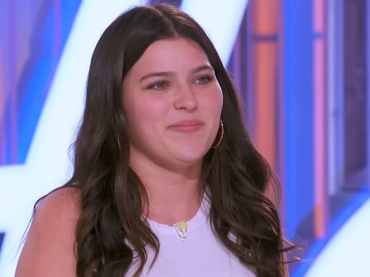 Mattie Pruitt  during her audition on American Idol. Image via Youtube/@American Idol