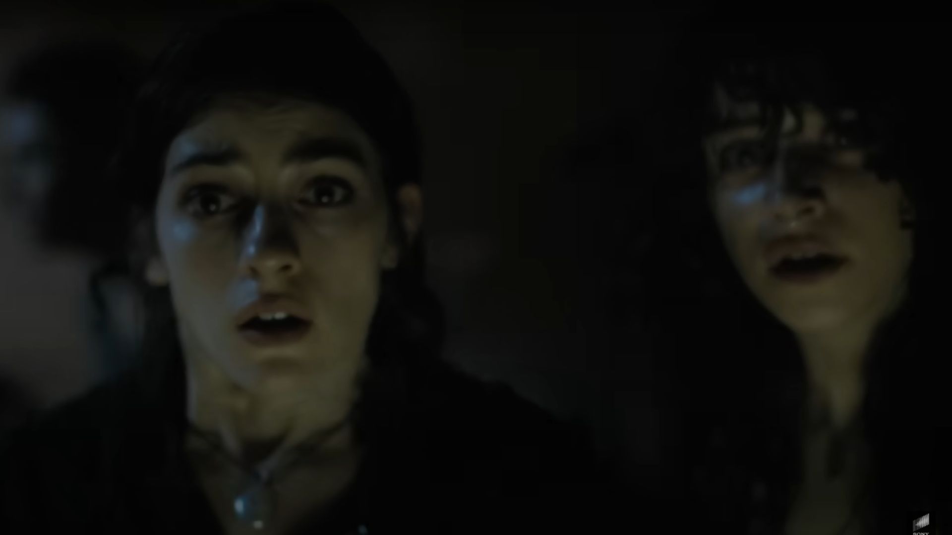 Two girls in shock
