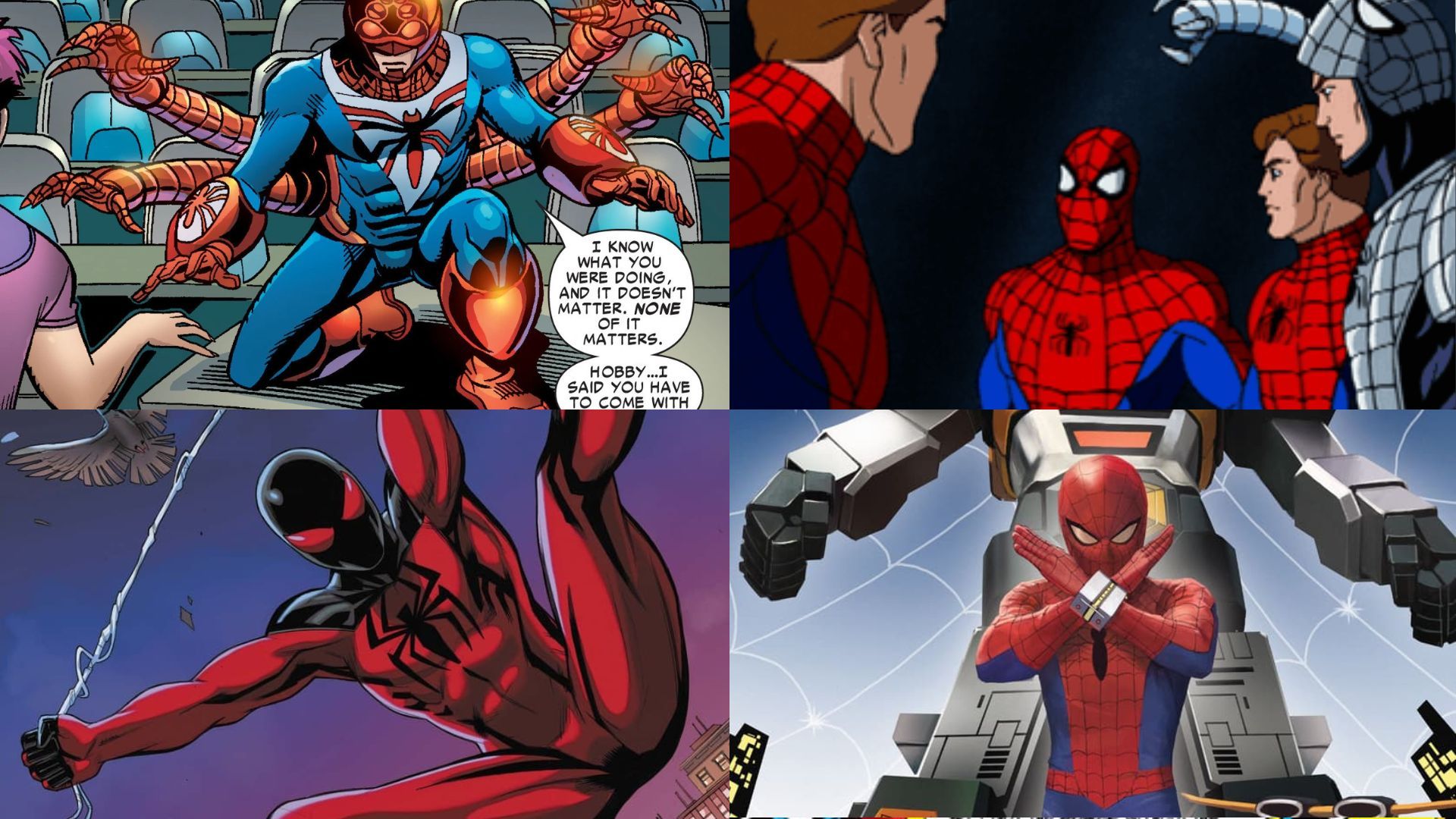 Strongest Spider-Man Versions | Images via Marvel and Marvel Database