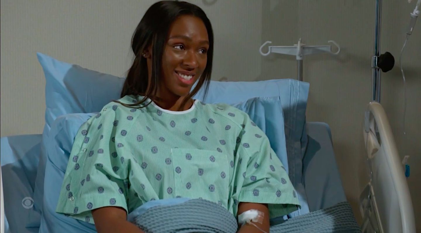 Laura didn&#039;t realize her release from the hospital could come a lot earlier on Beyond the Gates | Image: CBS