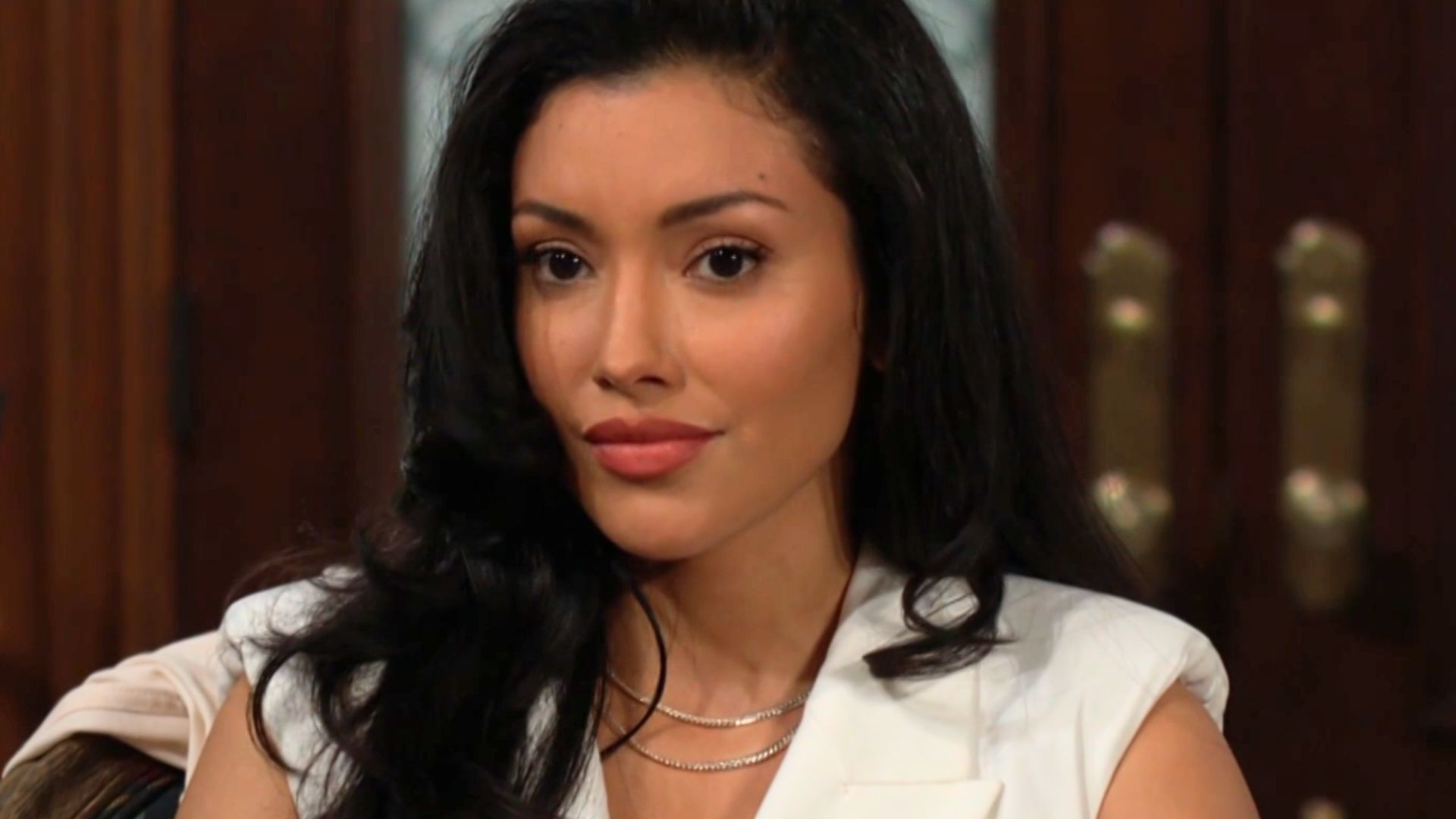 It&#039;s all a business deal for Audra | Image: CBS