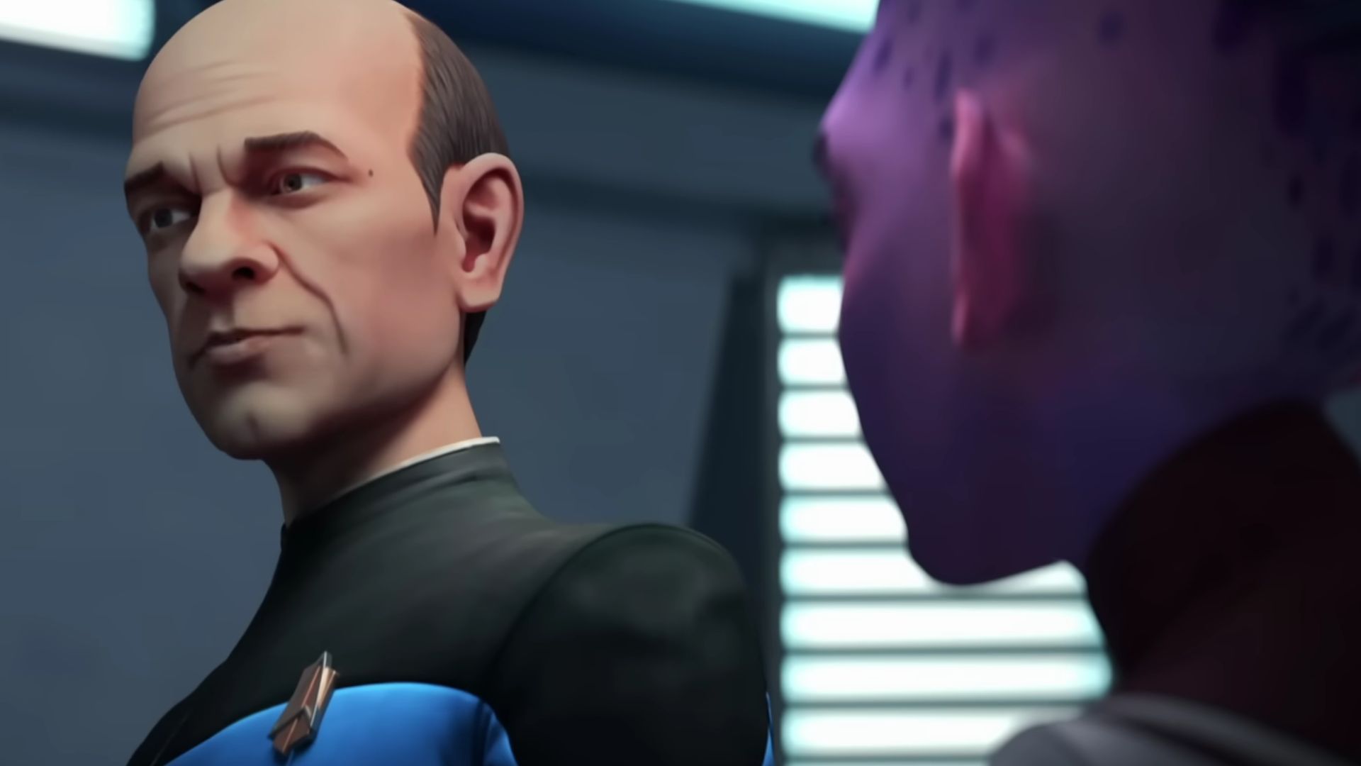 The Doctor in Star Trek: Prodigy (Screenshot from the Official Trailer, Star Trek: Prodigy - Season 2/StarTrek on YouTube)