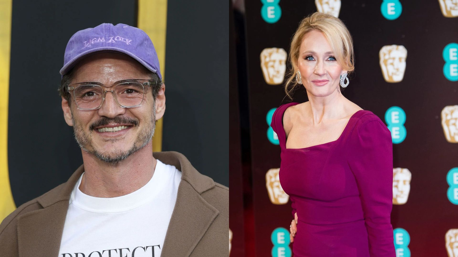 Pedro Pascal calls out J.K. Rowling over trans rights ruling. (Image via Getty