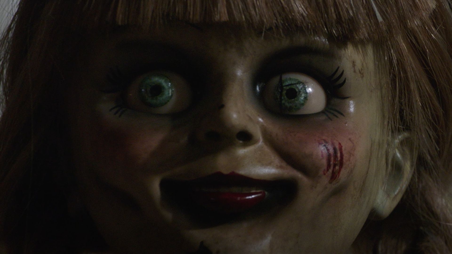 Annabelle doll as seen in the Annabelle Comes Home