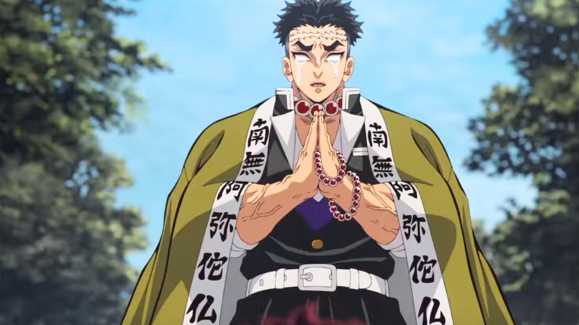 Gyomei Himejima in Demon Slayer: Kimetsu no Yaiba | Image via Netflix