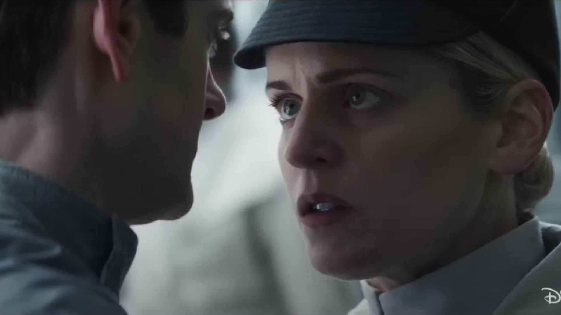 Syril Karn and Dedra Meero in Andor Season 1 | Image Source: Star Wars YouTube Channel