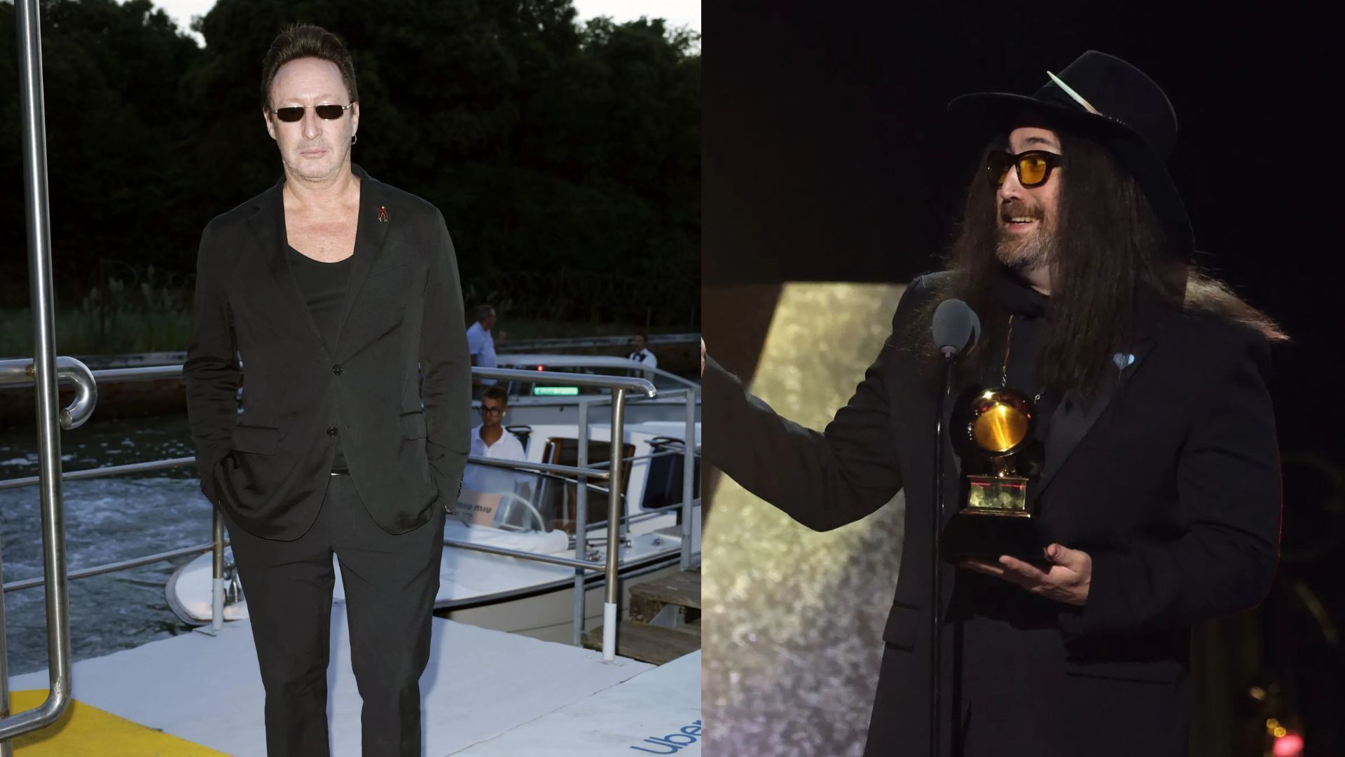 Julian Lennon &amp; Sean Ono - Source: Photo by Claudio Lavenia/Getty Images for Uber x amfAR Venezia, Photo by Amy Sussman/Getty Images