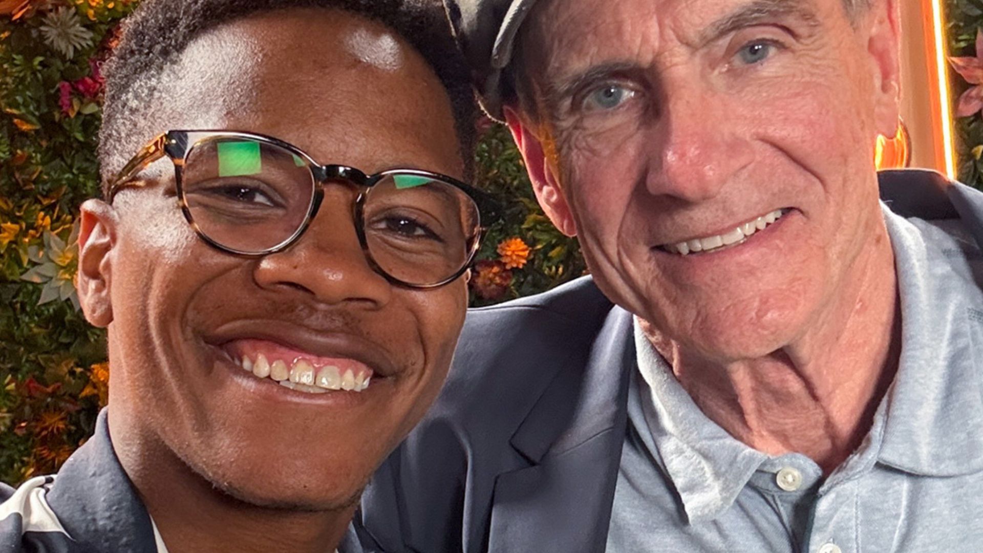 James Taylor and Thunderstorm Artis from American Idol Season 23 | Image via Instagram/ @jametaylor_com