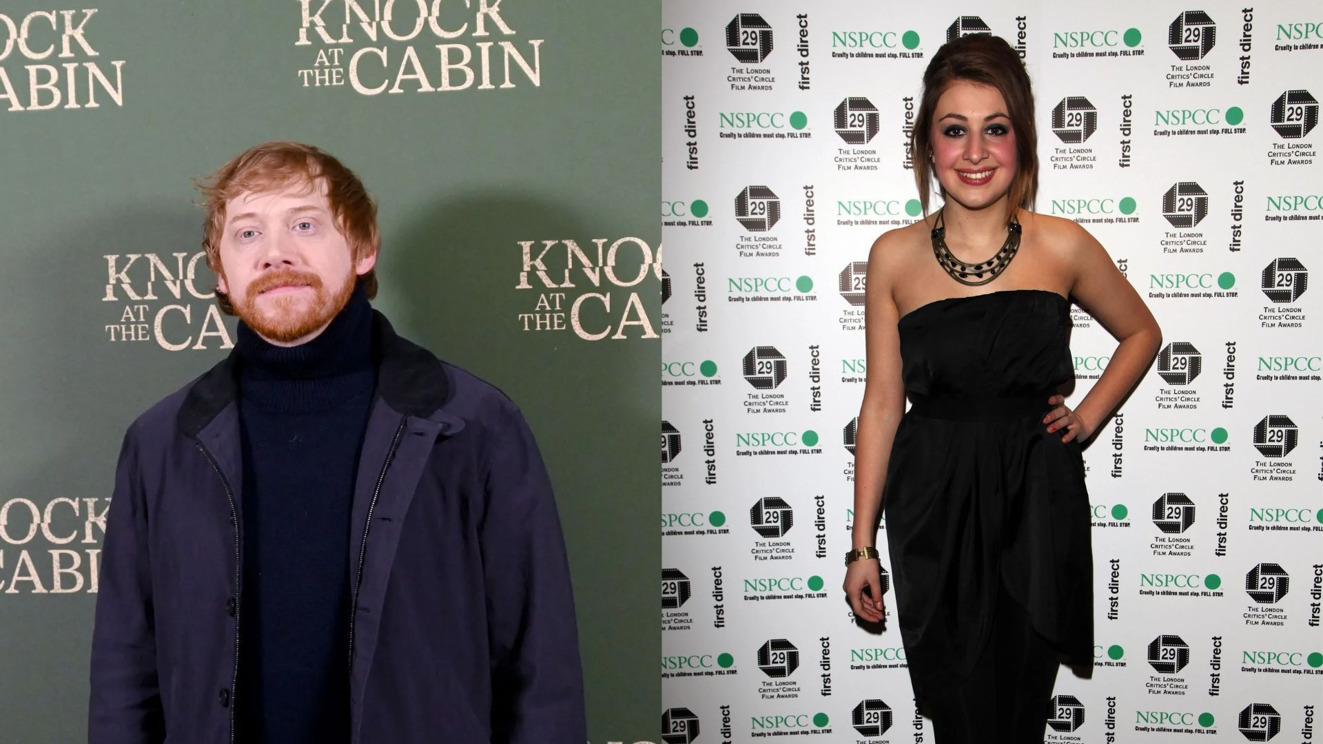 Rupert Grint &amp; Georgia Groome - Source: Photo by Dave J Hogan/Getty Images, Photo by Tim Whitby/Getty Images