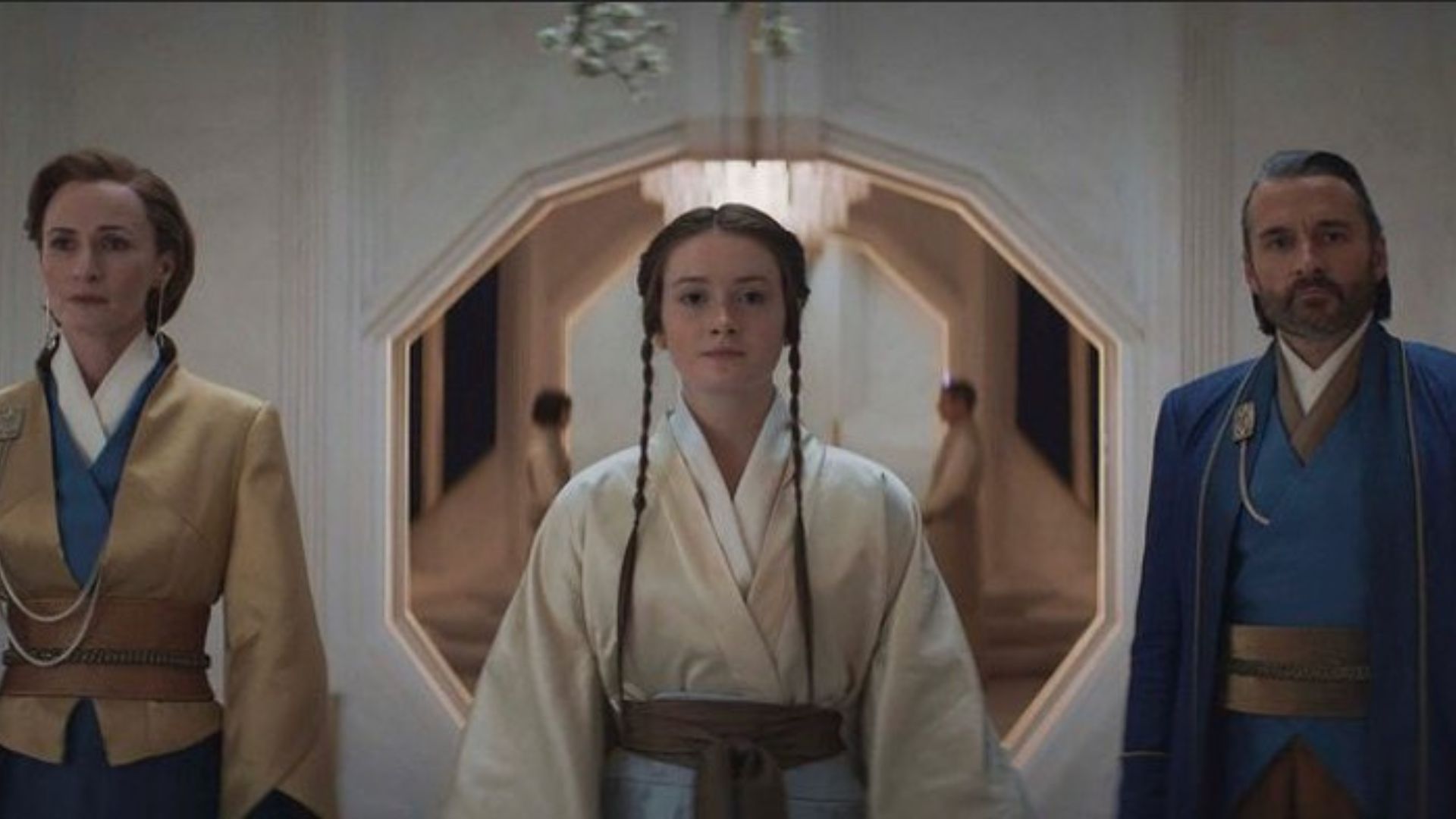 Actress Bronte Carmichael as Mon Mothma
