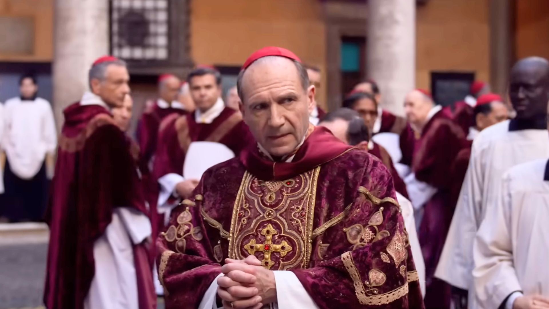 Ralph Fiennes in Conclave | Image via Indian Paintbrush