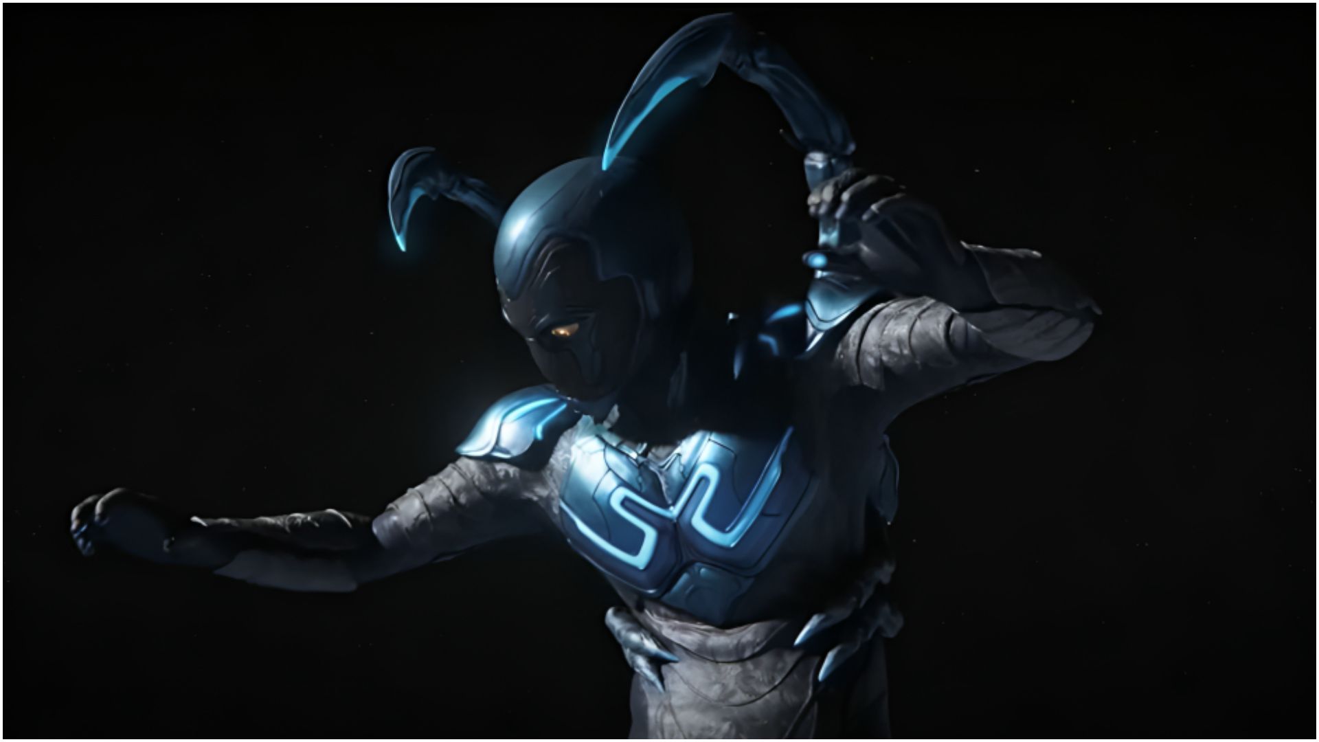A still from Blue Beetle | Image via DC YouTube