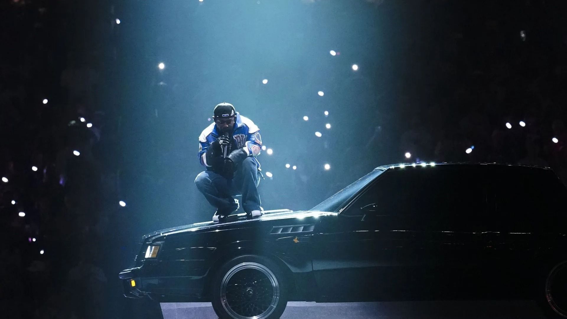Kendrick Lamar performs at halftime during the NFL Super Bowl 59 football game between the Kansas City Chiefs and the Philadelphia Eagles - Source: Getty