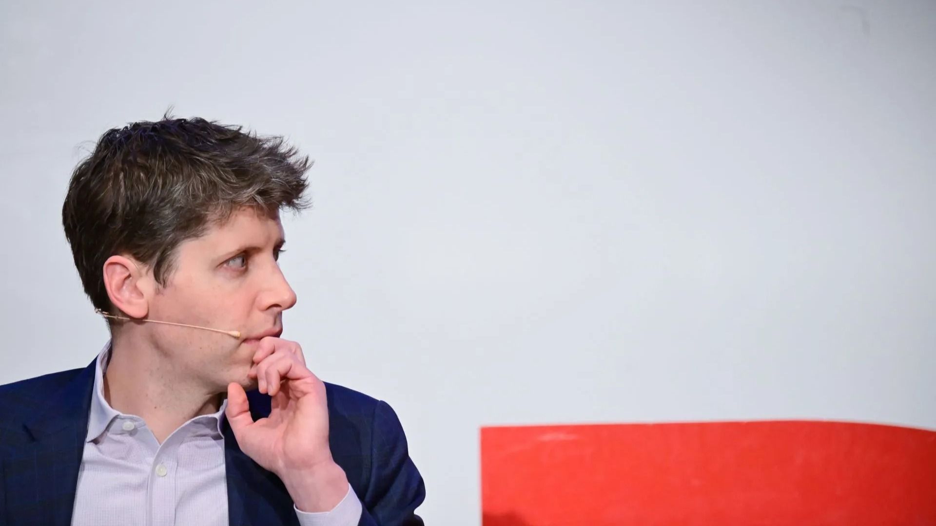 Sam Altman, Head of OpenAI at the TU Berlin - Source: Getty