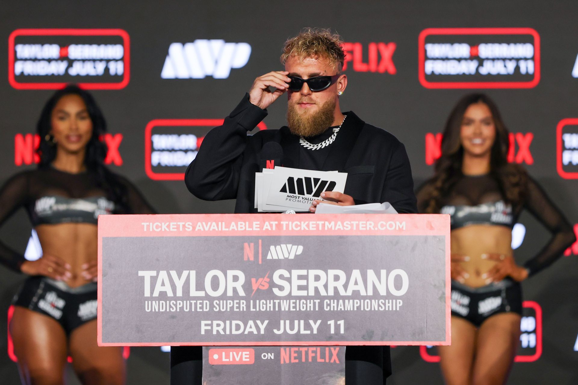Katie Taylor vs. Amanda Serrano Press Conference - Source: Getty