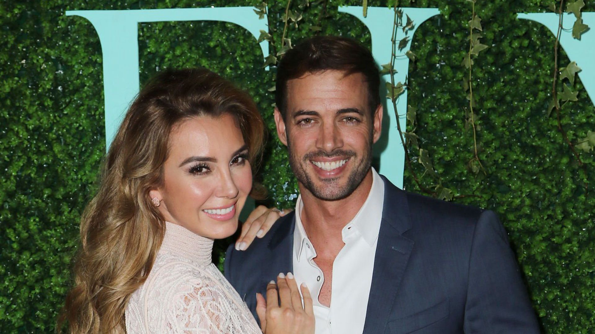 Elizabeth Gutierrez and William Levy seen together at the launch of her skin care line - Source: Getty