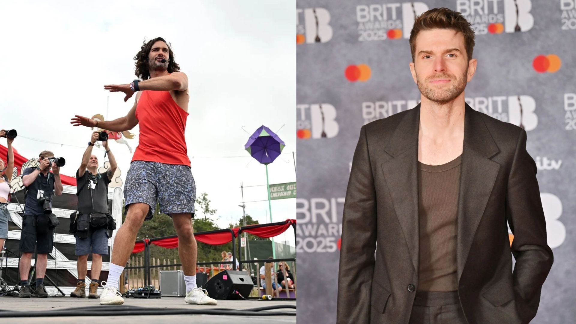 Joe Wicks &amp; Joel Dommett - Source: Photo by Leon Neal/Getty Images, Photo by Jed Cullen/Dave Benett/Getty Images