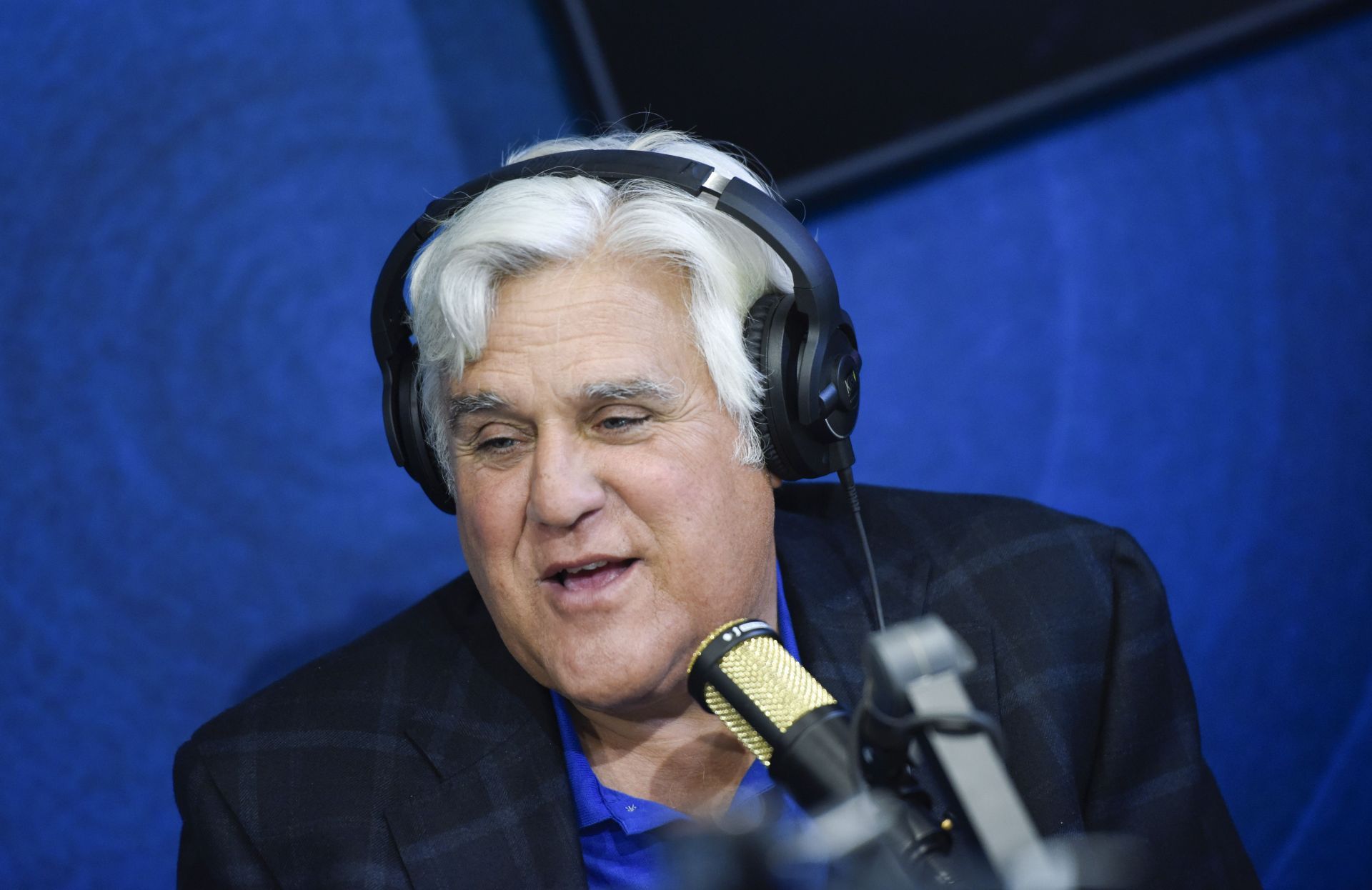 Jay Leno Visits The SiriusXM Hollywood Studios In Los Angeles - Source: Getty