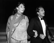 Jack Nicholson and Anjelica Huston... - Source: Getty