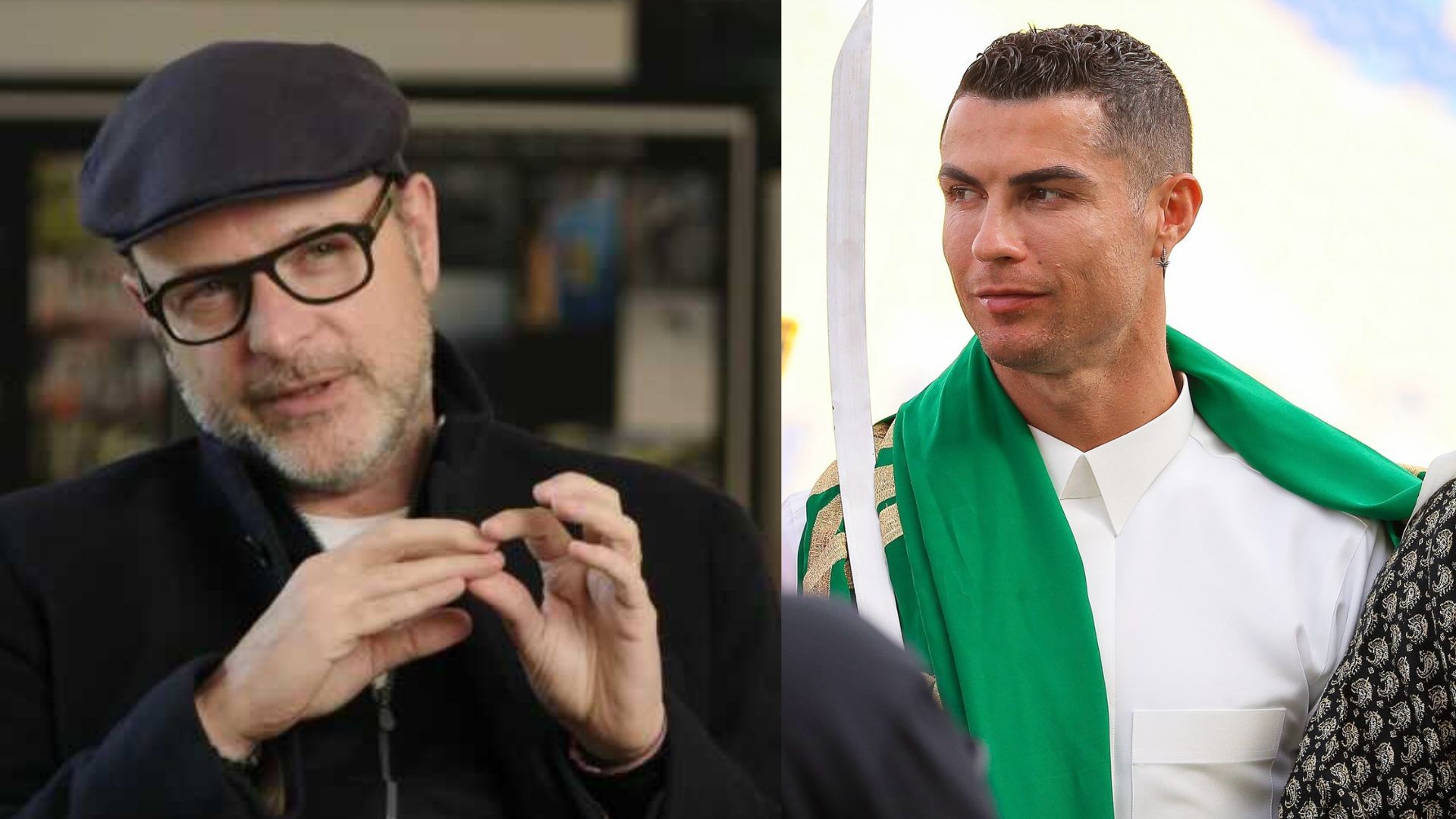 Matthew Vaughn and Cristiano Ronaldo (Image via Instagram)