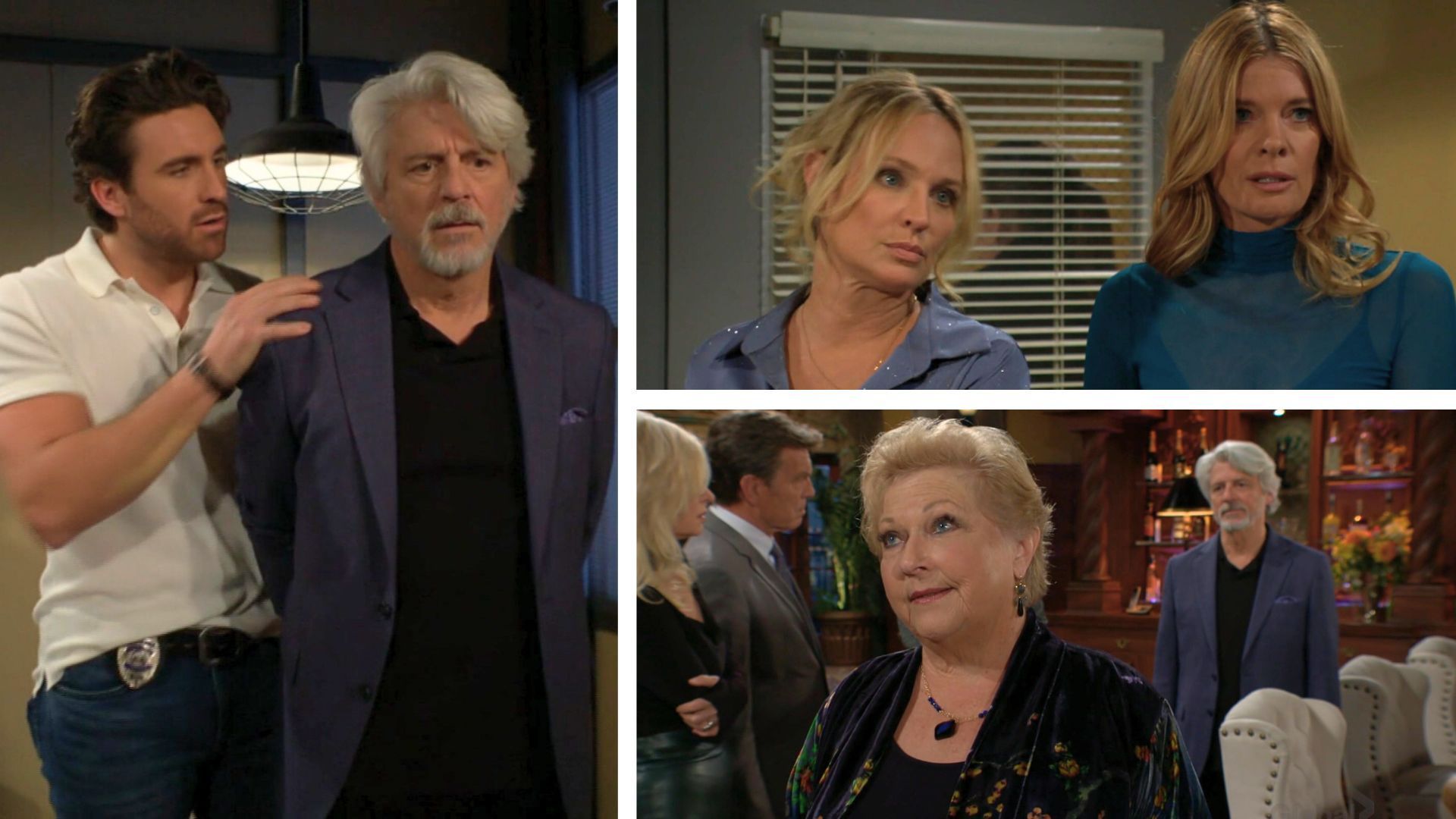 Martin is arrested thanks to Traci, Jack, Ashley, Sharon, and Phyllis on The Young and the Restless | Images: CBS
