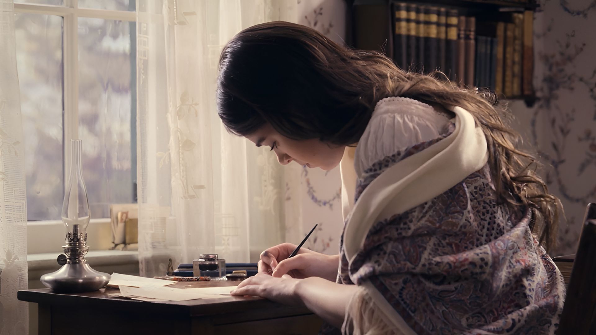 Hailee Steinfeld as Emily Dickinson. (Image via. Dickinson &mdash; Season 2 Official Trailer | Apple TV+/Youtube)