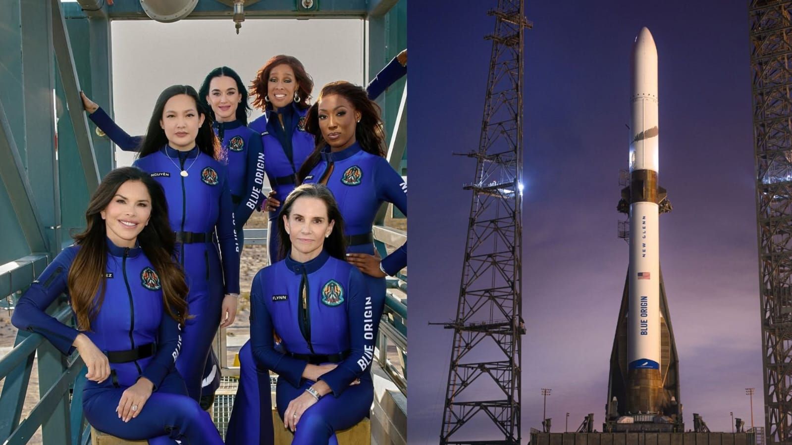 Katy Perry, Gayle King, Lauren S&aacute;nchez and more pose ahead of space trip