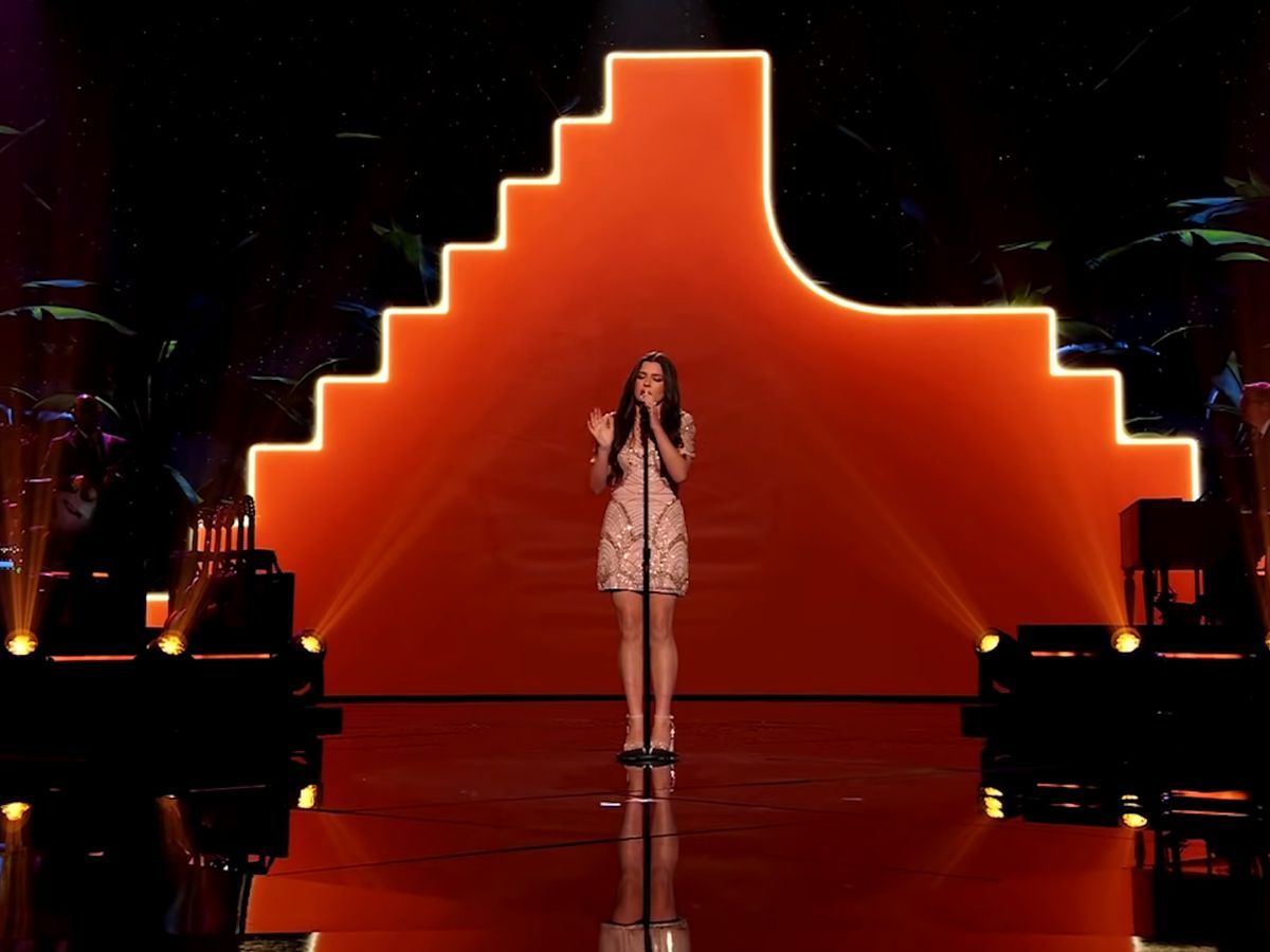 Mattie Pruitt on American Idol. Image Via Youtube. /@American Idol