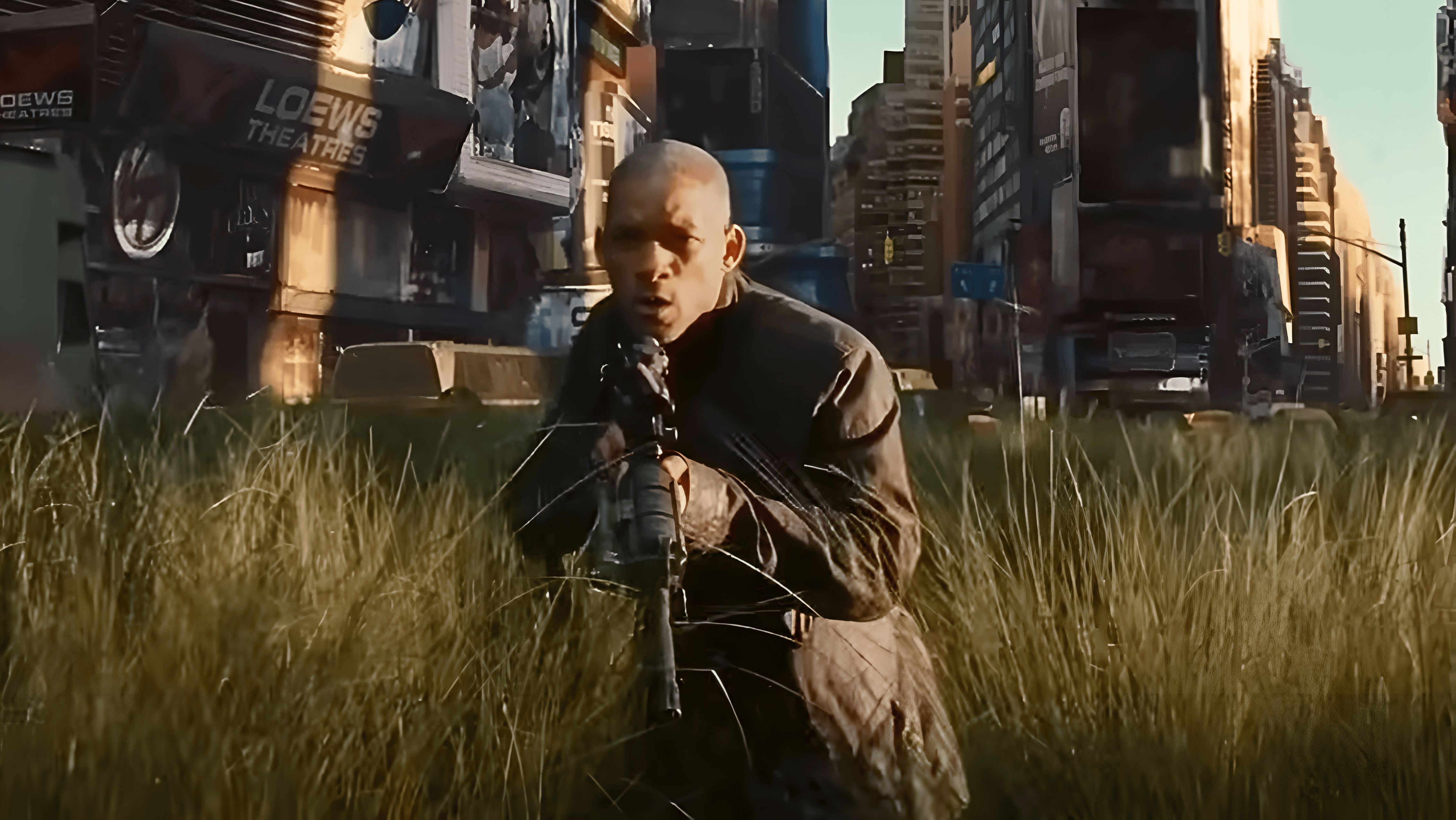 A still from I Am Legend, the 2007 film (Image via YouTube/@RottenTomatoesCLASSICTRAILERS)