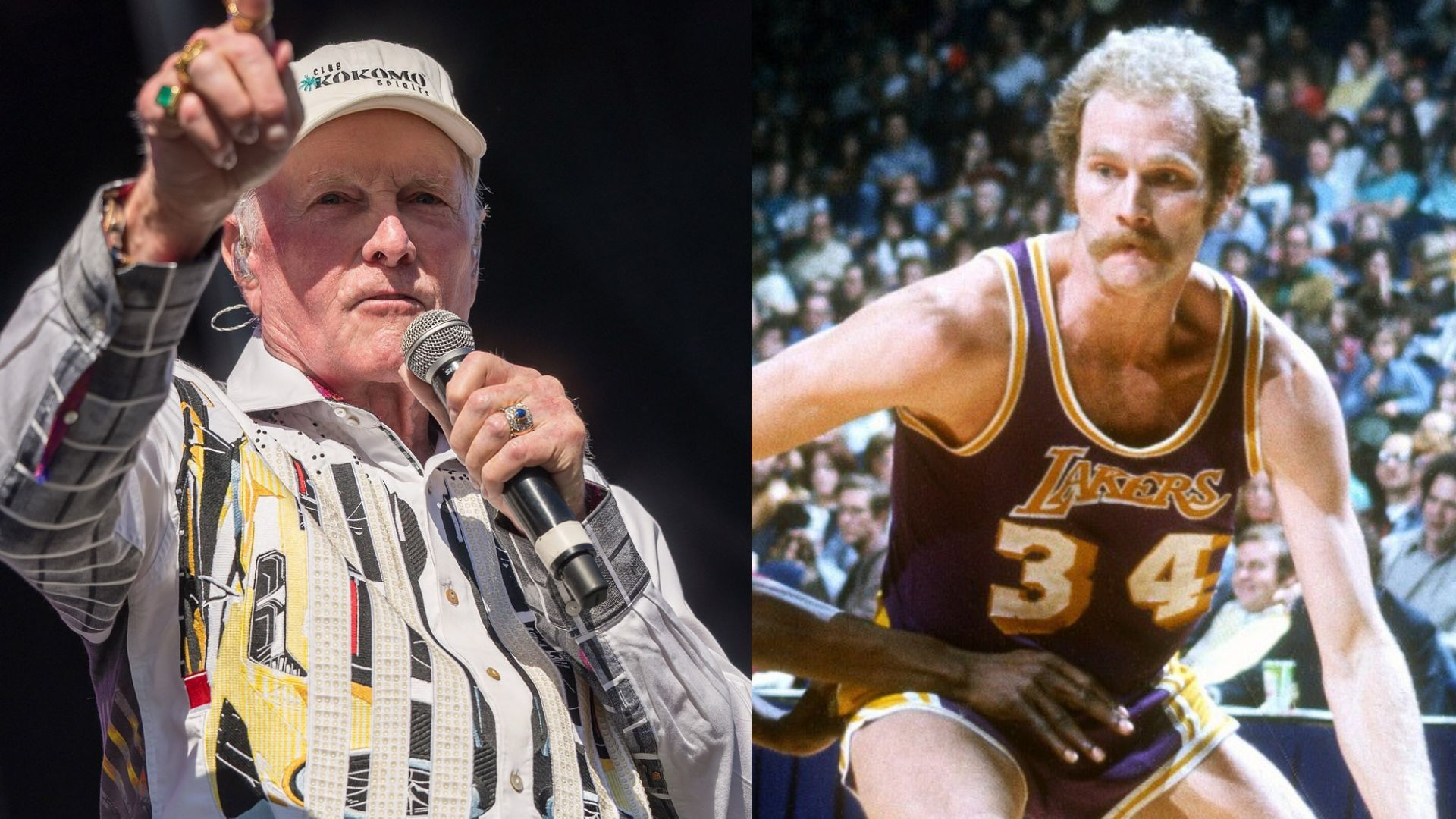 (L-R) Mike Love and Stan Love (Image via Instagram/@mikeloveofficial @nbaalumni)