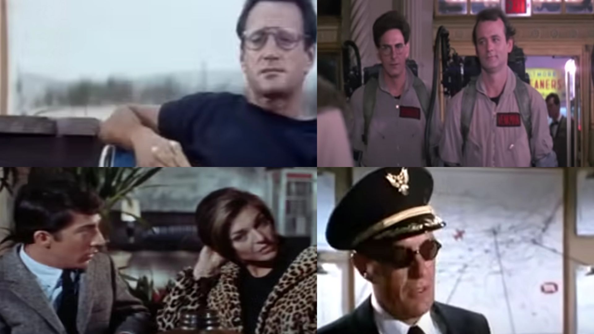 Jaws | Image Via: Universal Pictures, Airplane! | Image Via: Paramount Pictures, Ghostbusters | Image Via: Columbia Pictures, The Graduate | Image Via: Embassy Pictures
