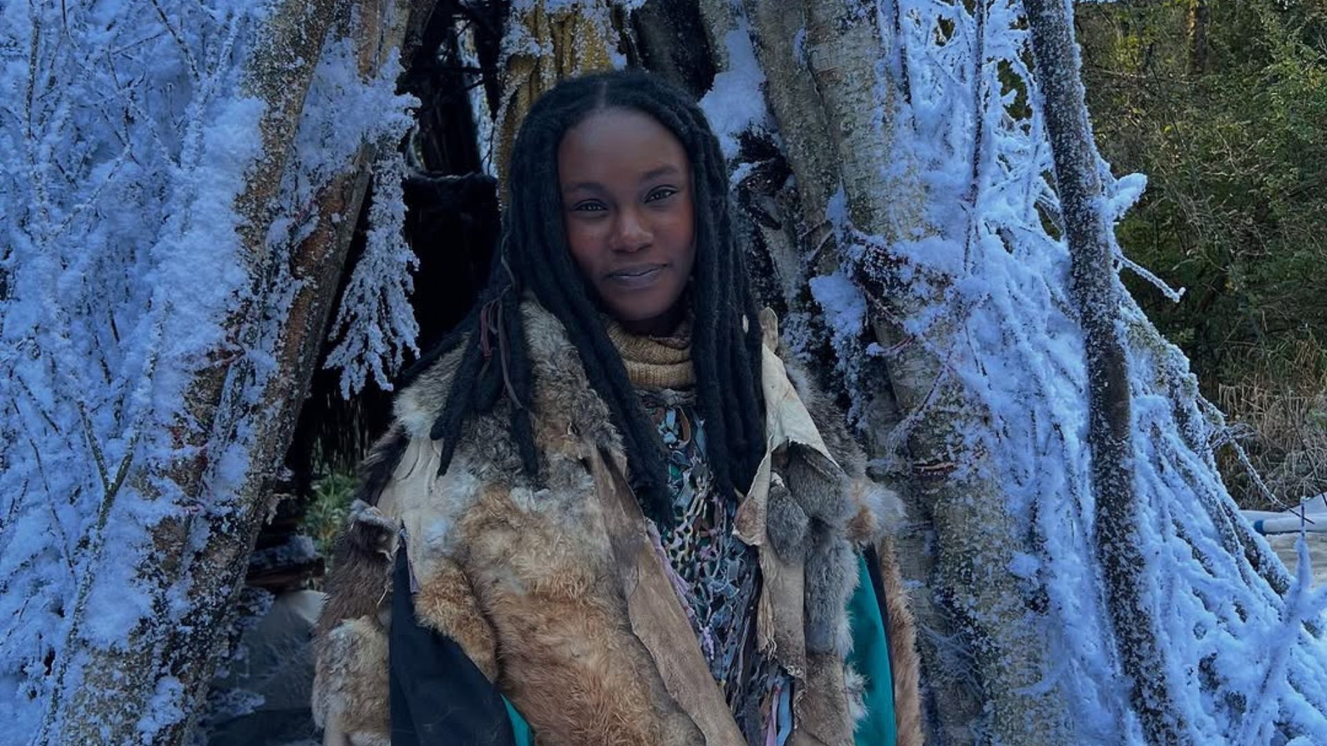 Nia Sondaya as Akilah on Yellowjackets season 3 (image via Instagram/@nia_sondaya)