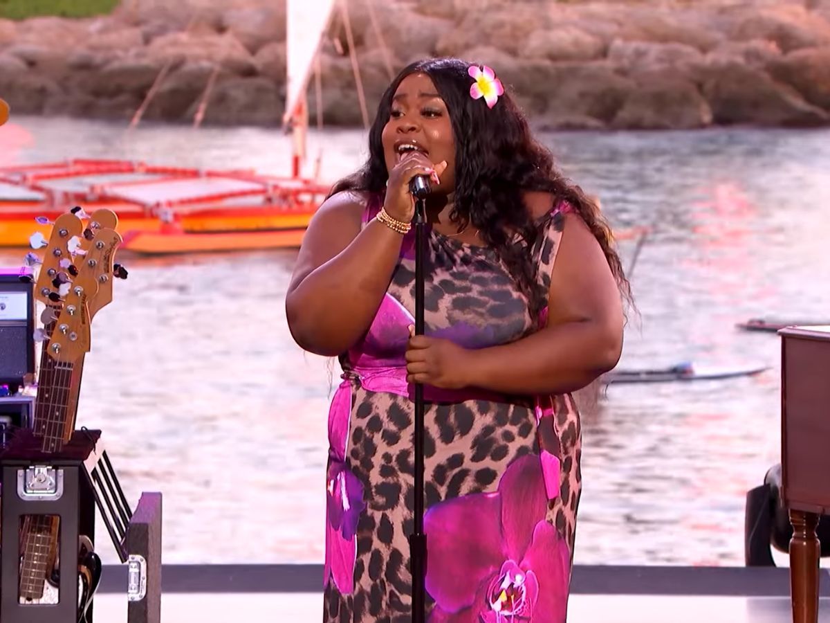 Kolby Jordan during her performance  on American Idol. Image via Youtube /@American Idol