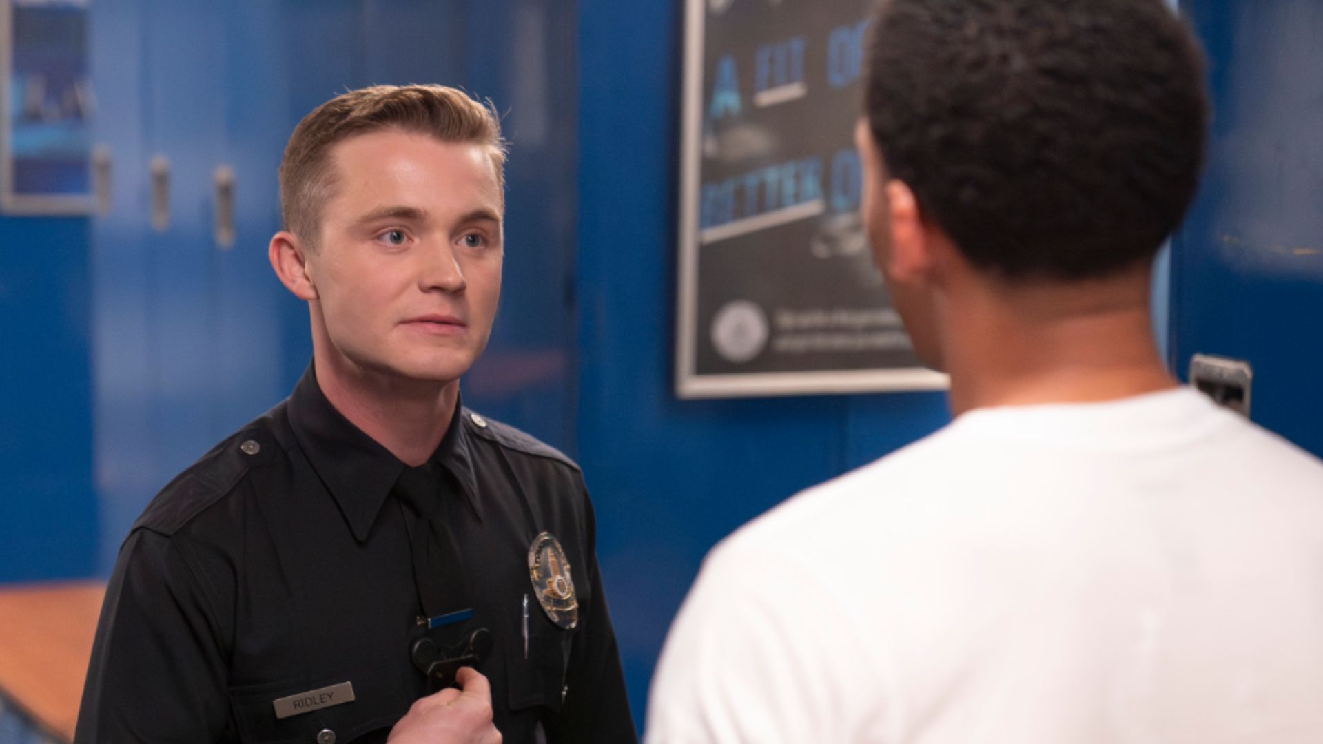 Seth Ridley. (Screenshot from a post on X/@therookie)