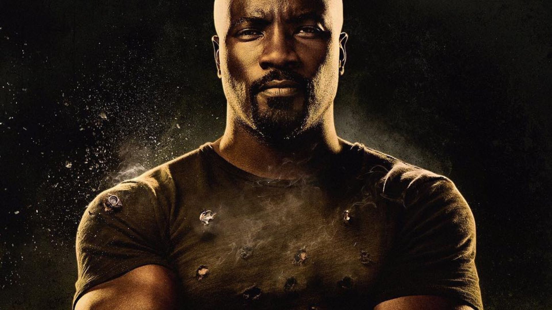 Actor Mike Colter as the titular character in the Luke Cage Season 1 poster | Image Source: @marvelslukecage Instagram page