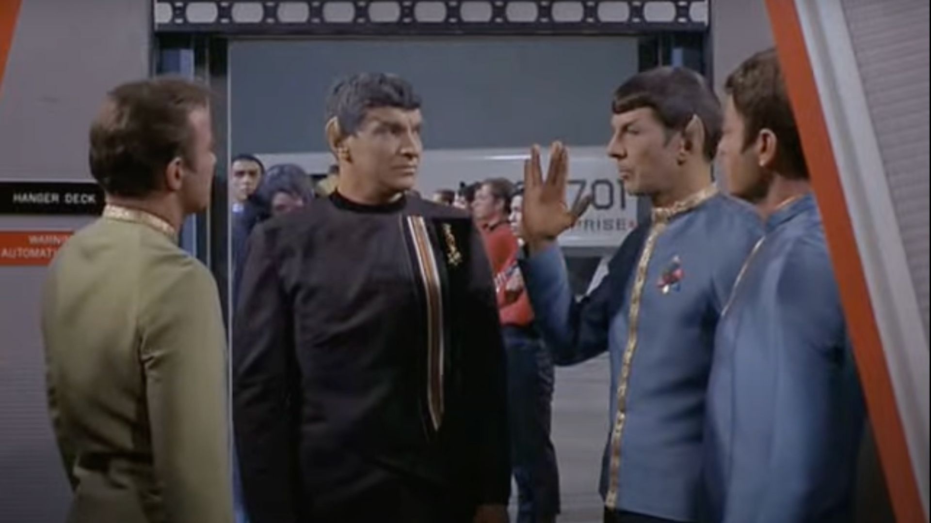 Spock played by Leonard Nimoy in Star Trek (Image via YouTube/CBS)
