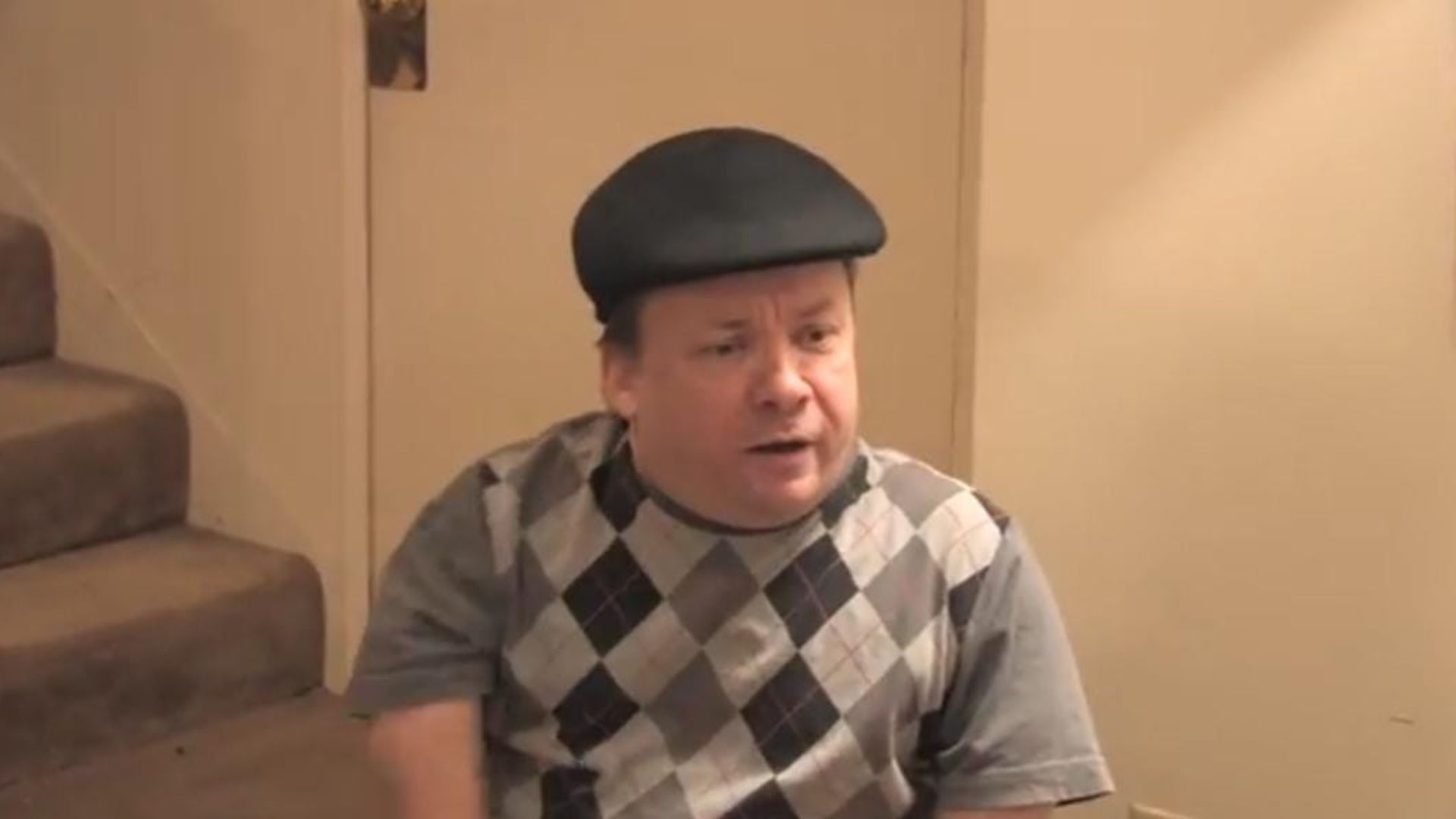 Actor Ed Gale who passed away on 27 May, during his appearance on The Turbo and Joey Show. (via/YouTube/turboandjoey))