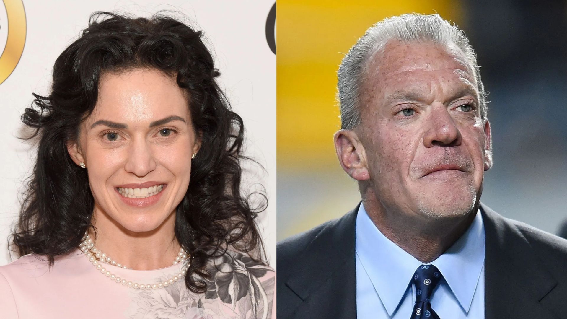 Carlie Isray and Jim Irsay (Source: Getty)