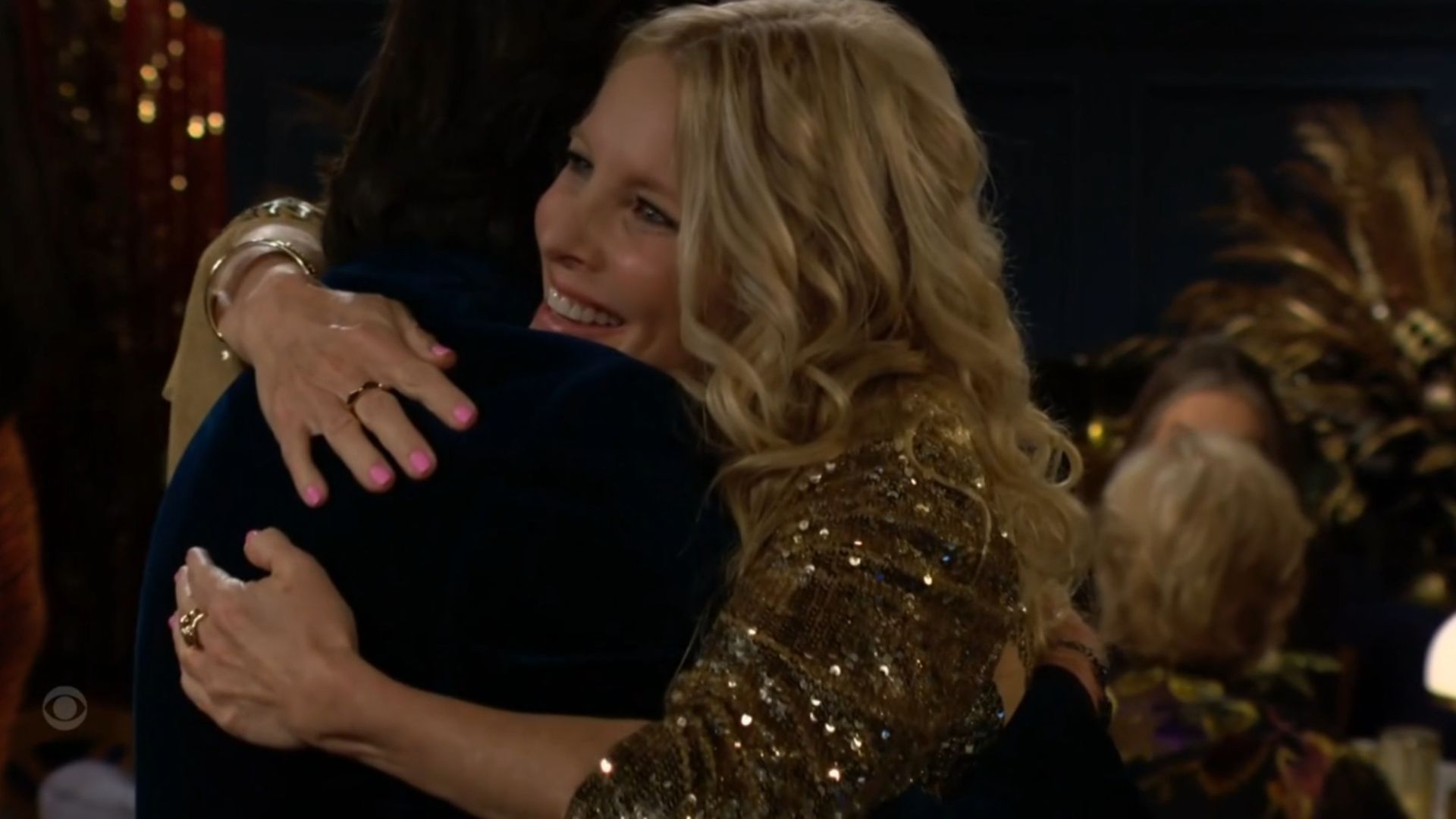 Christine is happy to be reunited with Danny on The Young and the Restless  l  Image: CBS