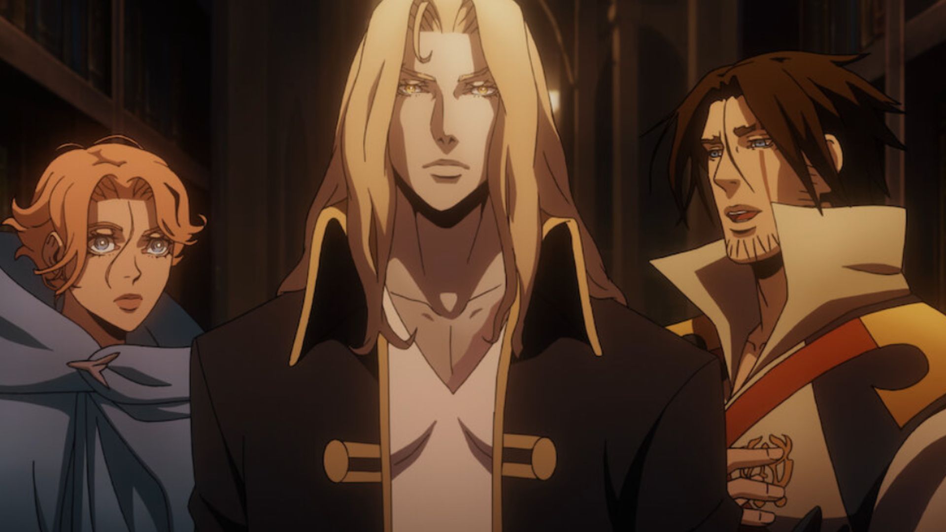 Sypha, Alucard and Trevor (Image via Netflix)