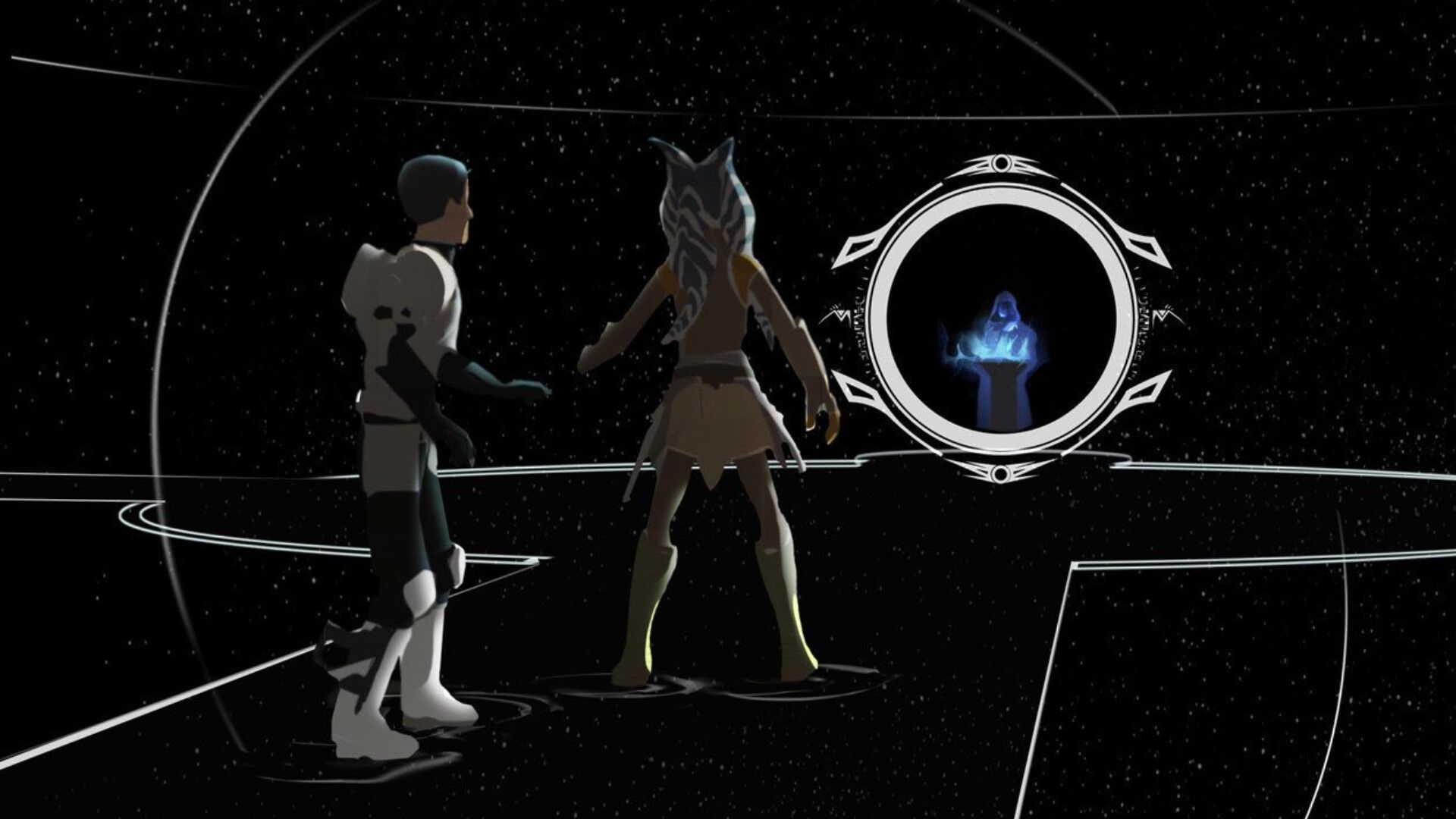 The World Between Worlds (image via Disney+) 