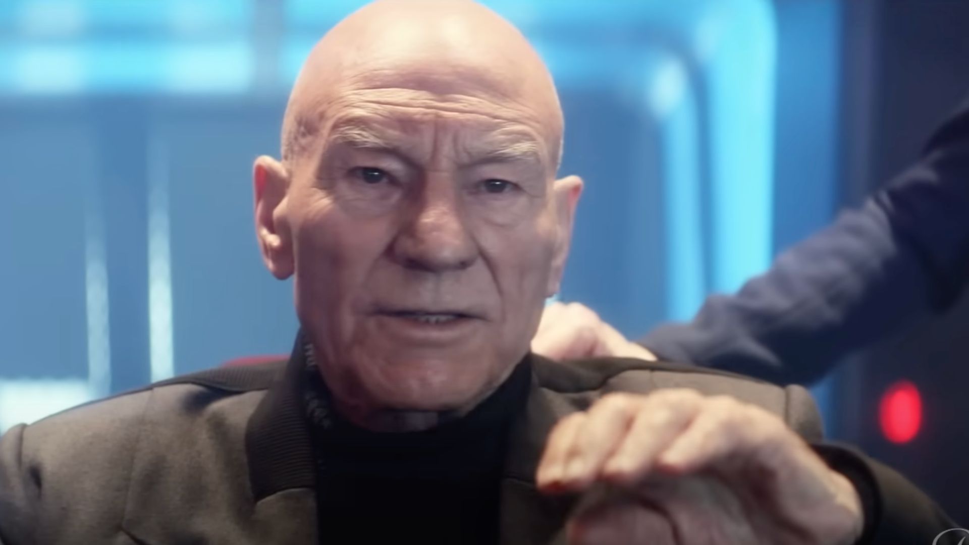 Captain Picard played by Patrick Stewart in Star Trek (Image via YouTube/Paramount Plus)