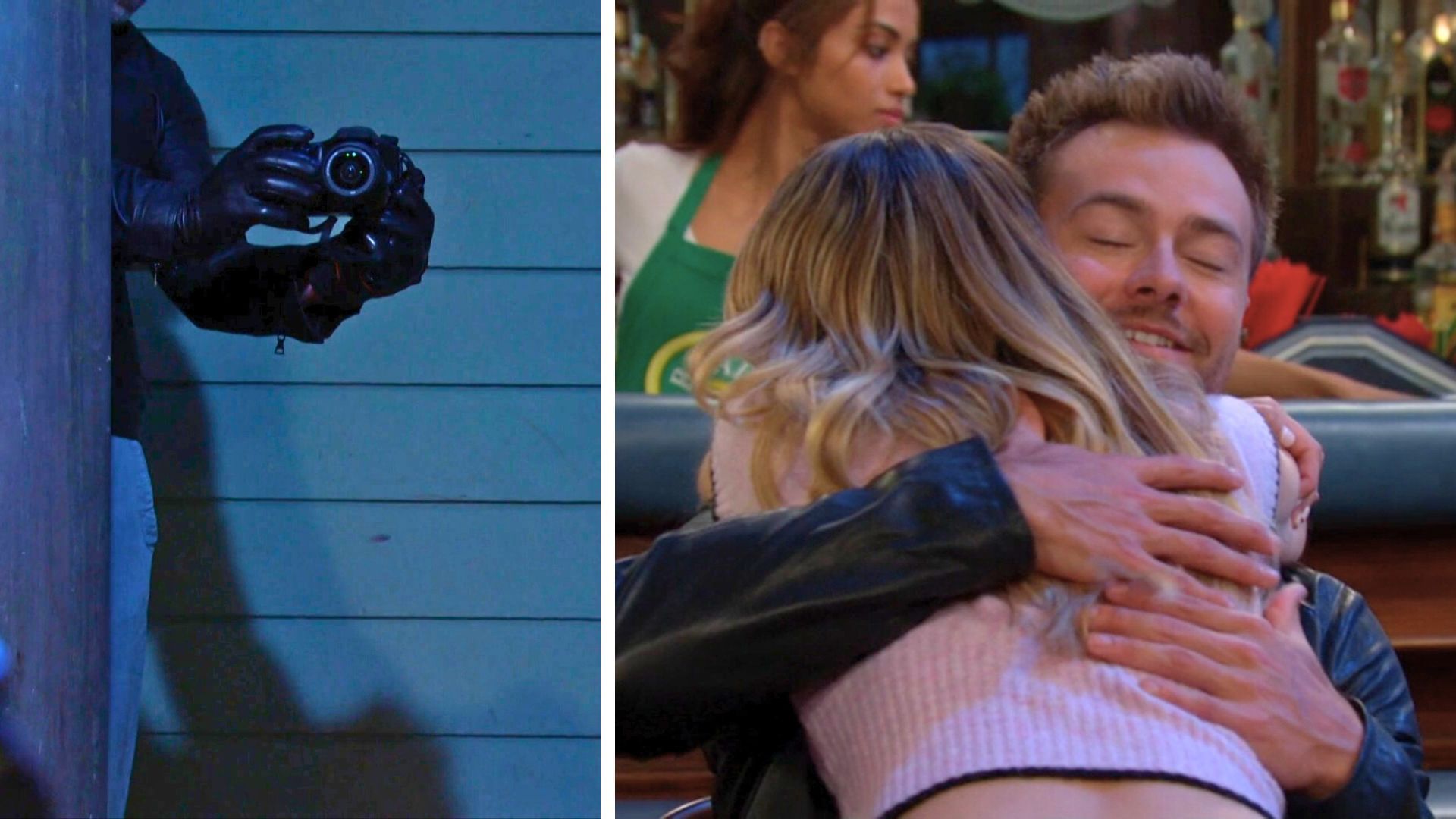 Someone is spying on Doug and Holly on Days of our Lives | Images: CBS