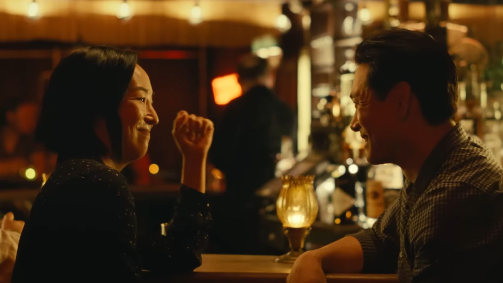 Still from Past Lives (Image via Youtube @/A24)