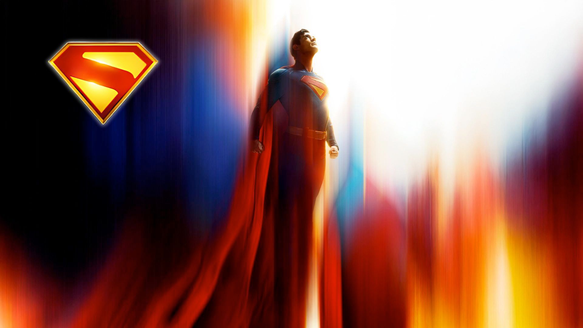 Poster and logo for the new Superman | Images via: Warner