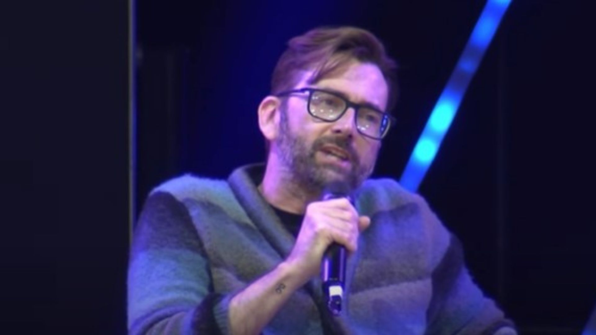 Doctor Who star David Tennant at the MCM Comic Con | Image source: MCM Comic Con on YouTube