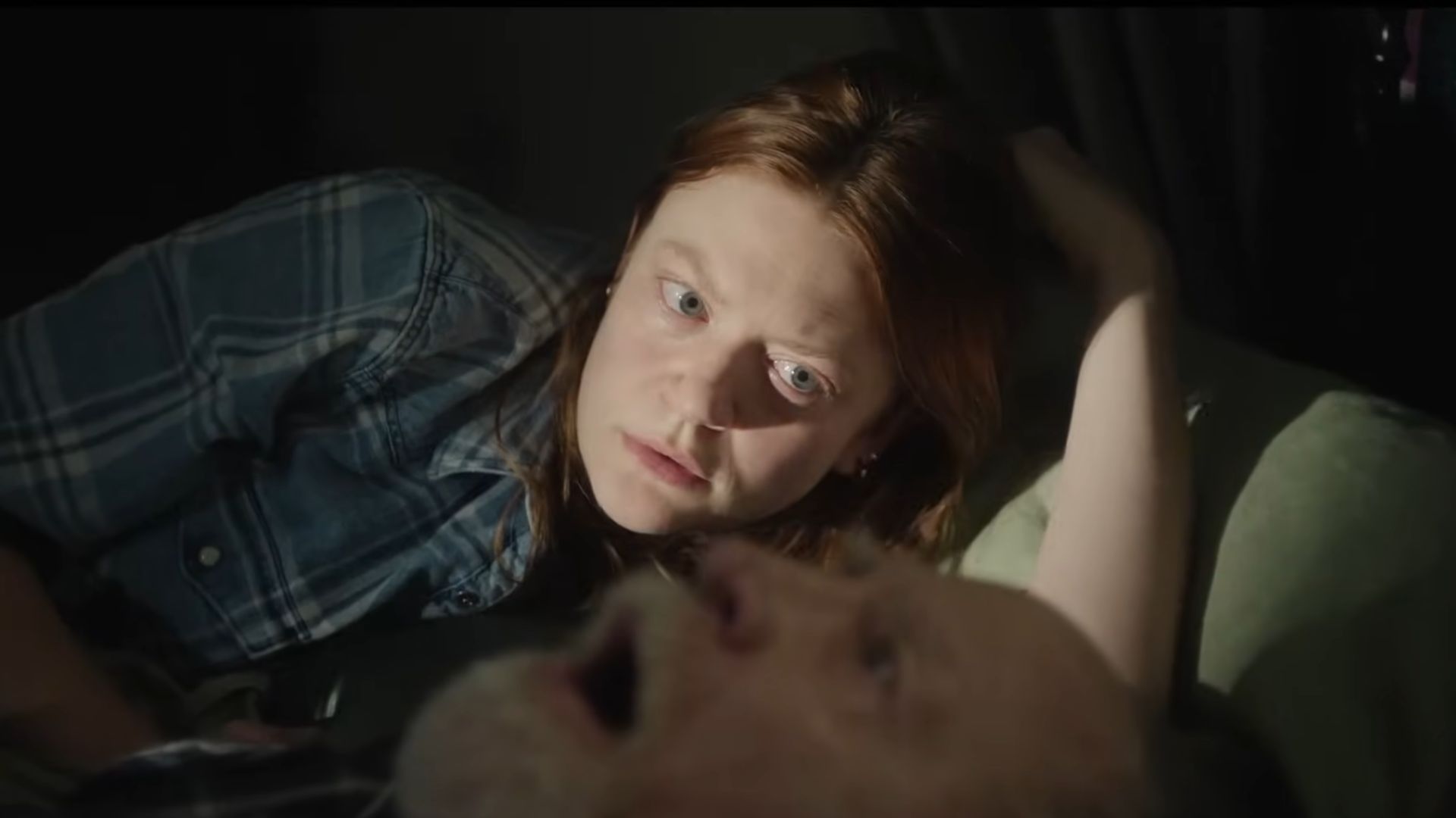 Megan watches her dead father